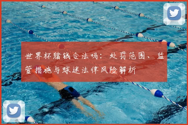 世界杯赌钱合法吗：处罚范围、监管措施与球迷法律风险解析